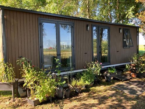 Super mooi ingericht Chalet / merk O’Hara, Caravans en Kamperen, Stacaravans, tot en met 2, Ophalen