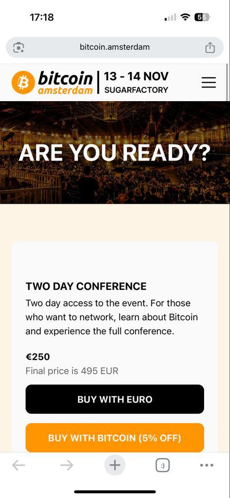 Bitcoin Amsterdam tickets. Moet weg!, Tickets en Kaartjes, Evenementen en Festivals, Eén persoon