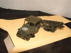 Solido militair Willys Jeep Zodiac met boot ref 6041, Ophalen of Verzenden, Nieuw, Auto, Solido