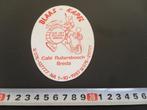 sticker Breda Café Ruitersbosch  BLAASKAPEL die het zelvers, Ophalen, Zo goed als nieuw