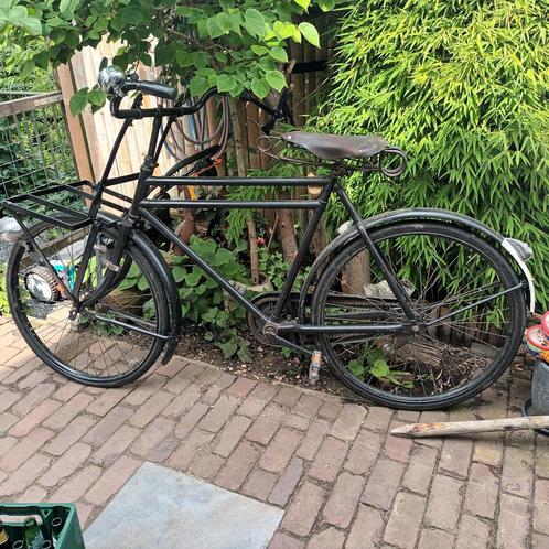 Oude transportfiets, Fietsen en Brommers, Fietsen | Heren | Herenfietsen, Gebruikt, Overige merken, 57 tot 61 cm, Ophalen