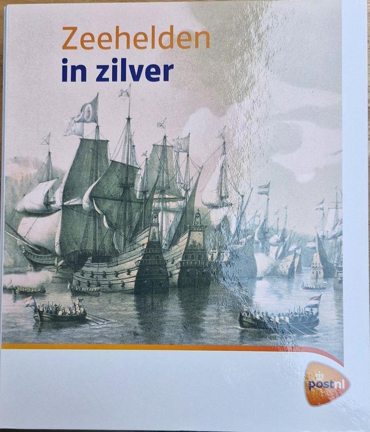 Collectie Zeehelden in zilver, Postzegels en Munten, Postzegels | Nederland, Postfris, Na 1940, Ophalen of Verzenden
