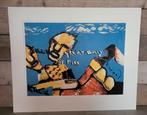 Herman  Brood zeefdruk Great balls of fire., Ophalen