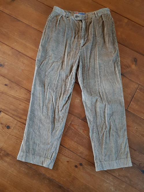 Lichtbruine corduroy bandplooibroek van Content, maat M, Kleding | Dames, Broeken en Pantalons, Gedragen, Maat 38/40 (M), Bruin