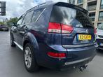 Citroen C-Crosser 2.4-16V Exclusive 7p Automaat Camera Leer, Automaat, Beige, 4 cilinders, Blauw