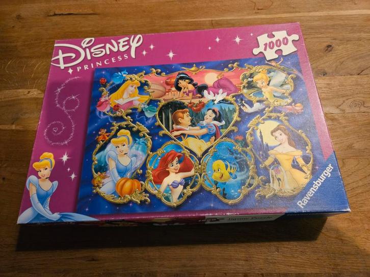 Disney Princess Puzzel - 1000 Stukjes, Hobby en Vrije tijd, Denksport en Puzzels, Gebruikt, Legpuzzel, 500 t/m 1500 stukjes, Ophalen of Verzenden