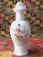 Mooie vintage Chinese fles van porselein voor olie 24,4 cm., Ophalen of Verzenden