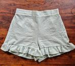 Groen wit geruite korte broek mt 36 / 38, Kleding | Dames, Kort, Ophalen of Verzenden, Zo goed als nieuw, Maat 36 (S)