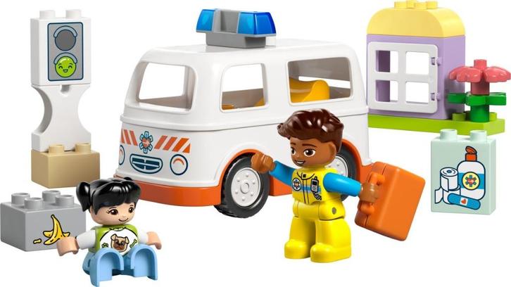 10447 - Duplo: Ambulance Driver, Kinderen en Baby's, Speelgoed | Duplo en Lego, Nieuw, Lego, Complete set, Ophalen of Verzenden