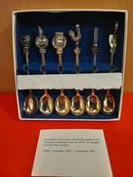 Zes verzilverde VARA lepeltjes in originele doos, Ophalen of Verzenden