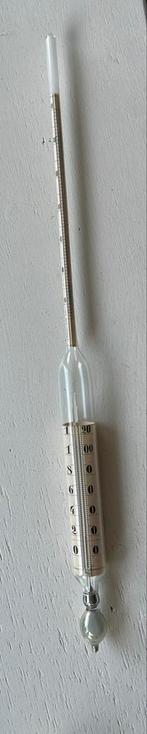 Dichtheidsmeter met ingebouwde thermometer, Ophalen