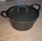 Hackman 25 cm goede staat dutch oven braadpan, Gietijzer, Ophalen of Verzenden, Zo goed als nieuw, Keramische plaat