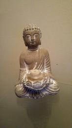 Zwaar natuurstenen beeld van Boeddha als wierookhouder., Ophalen of Verzenden, Gebruikt
