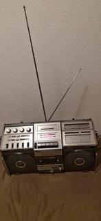 Vintage Philips D8714 Boombox draagbare radiocassetterecorde, Ophalen