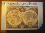 Puzzel Ravensburger Antieke Wereldkaart 5000 stukjes, Hobby en Vrije tijd, Denksport en Puzzels, Ophalen of Verzenden, Meer dan 1500 stukjes