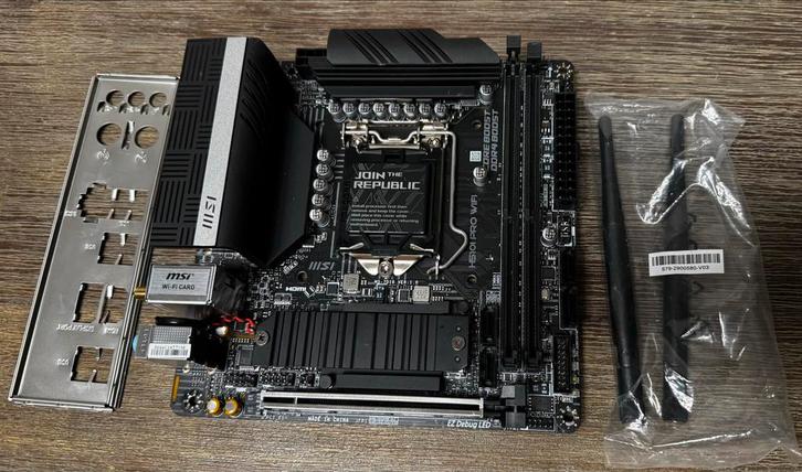 Nieuw MSI H510i PRO WIFI Moederbord - Mini-ITX LGA 1200, Computers en Software, Moederborden, Nieuw, DDR4, Ophalen