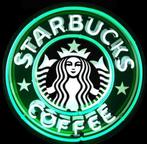 Starbucks coffee neon en veel andere leuke USA decoraties, Neon, Lichtbak of (neon) lamp, Nieuw, Ophalen of Verzenden