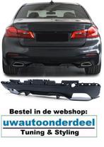Achterbumper Diffuser Mat Zwart Voor Bmw 5 serie G30 G31 M P, Ophalen of Verzenden, Automotive Parts, A.parts@hotmail.nl, Trasmolenlaan 12 3447 GZ Woerden