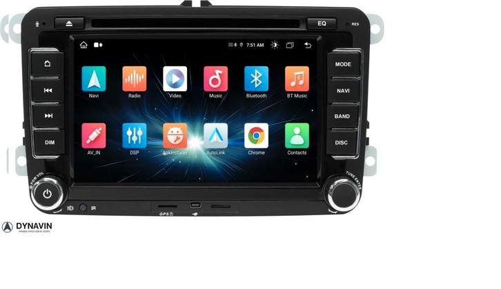 radio navigatie vw caddy carkit android 14 apple carplay usb, Auto diversen, Autoradio's, Ophalen of Verzenden