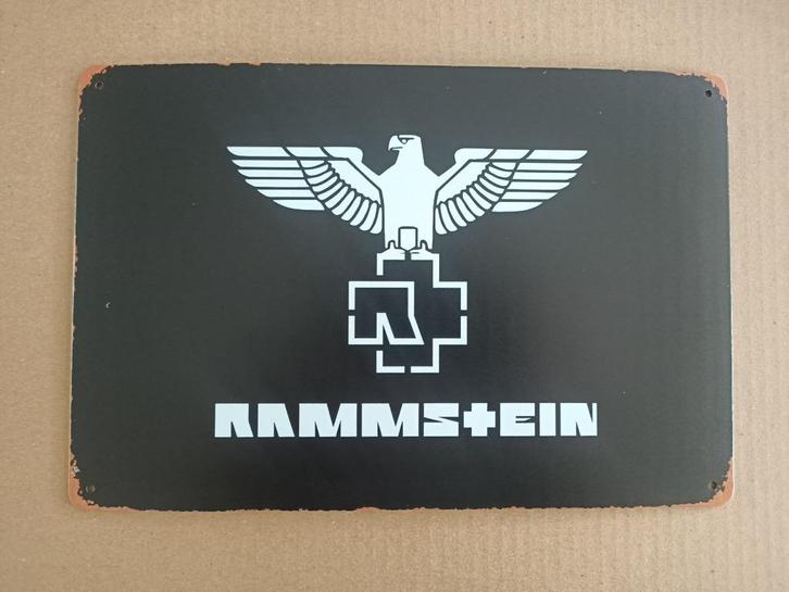 Metalen Plaat: Rammstein/ Rock / 30x20/ Nieuw !!, Verzamelen, Muziek, Artiesten en Beroemdheden, Nieuw, Poster, Artwork of Schilderij