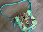 Schoudertas met opdruk Uil, Ophalen of Verzenden, Zo goed als nieuw, Groen, Schoudertasje