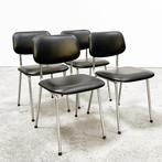 Gispen 1231 stoelen bekleed met wolvilt, info > beschrijving, Huis en Inrichting, Ophalen, Overige kleuren, Gispen vintage retro