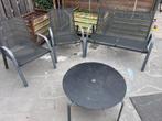 Tuinsetje; stoelen, bank en tafeltje, Tuin en Terras, Ophalen, Gebruikt, Bank, Tuinset
