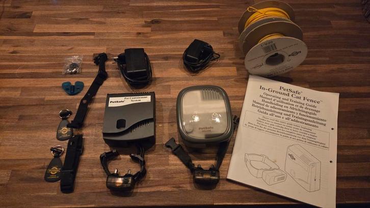 Catfence Petsafe 2 katten overcompleet, Dieren en Toebehoren, Katten-accessoires, Gebruikt, Ophalen of Verzenden