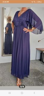 Lange jurk m46 eventueel met jasje van Steps, Made in Italy, Jurk, Paars, Nieuw