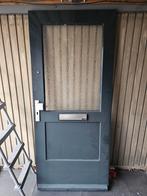 Meranti Voordeur, Ophalen, Gebruikt, 200 tot 215 cm, Glas