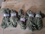 Wol armbreien Janine groen nieuw 50 meter wibra, Hobby en Vrije tijd, Breien en Haken, Ophalen of Verzenden, Nieuw, Breien of Haken