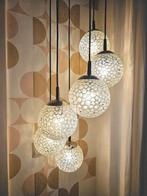 Vintage Mid Century cascade hanglamp, Tweedehands, Vintage design m8d century cascade hanglamp, Tweedehands, Ophalen of Verzenden