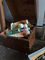 Olieverf Tubes in Houten Kist, Hobby en Vrije tijd, Schilderen, Ophalen of Verzenden, Gebruikt, Olieverf