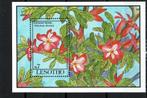 lesotho 1993 pf blok bloemen flowers flora, Ophalen of Verzenden, Postfris, Dier of Natuur
