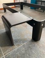 Auping bedombouw met tafel donkerbruin, Huis en Inrichting, Ophalen, Gebruikt, Tot twee personen, 50 tot 100 cm