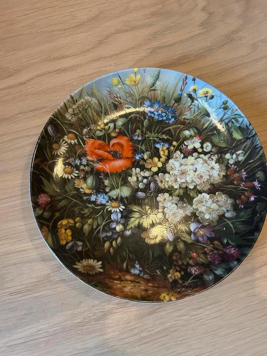 Fürstenberg Bord - Hans Graß - Am Wegesrand, Antiek en Kunst, Antiek | Wandborden en Tegels, Ophalen of Verzenden