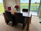 Eettafel met 4 stoelen, Ophalen, Zo goed als nieuw
