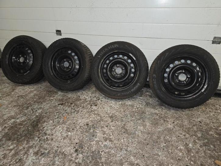Opel 15 inch winterbanden set 5x110, Auto-onderdelen, Banden en Velgen, Banden en Velgen, Winterbanden, 16 inch, 185 mm, Personenwagen