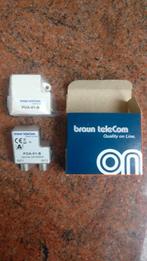 Braun POA-01-B coax splitter nieuw, Ophalen of Verzenden, Nieuw, Minder dan 2 meter, Overige kabels
