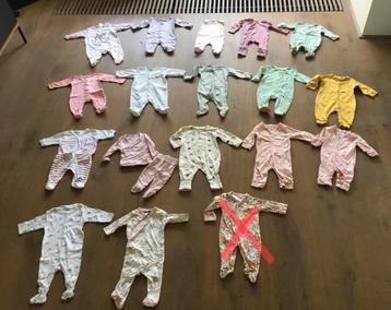 Boxpakjes maat 56 meisje unisex pyjama's boxpakje pyjama beschikbaar voor biedingen