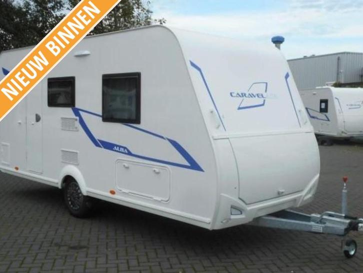 Caravelair Alba 472 model 2025, Caravans en Kamperen, Caravans, Bedrijf, tot en met 4, 750 - 1000 kg, Treinzit, Caravelair, 2 aparte bedden