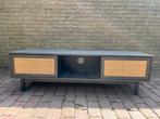 TV Dressoir met Rotan Details, Huis en Inrichting, Ophalen, 150 tot 200 cm, Zo goed als nieuw, Minder dan 100 cm