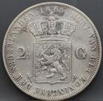 Zilveren rijksdaalder 1865 - 2 1/2 gulden 1865 Willem 3, Koning Willem III, Verzenden, Zilver, Losse munt