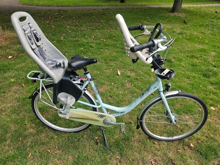 Gazelle bloom moederfiets incl bon en zitjes, Fietsen en Brommers, Fietsen | Dames | Moederfietsen, Zo goed als nieuw, Gazelle