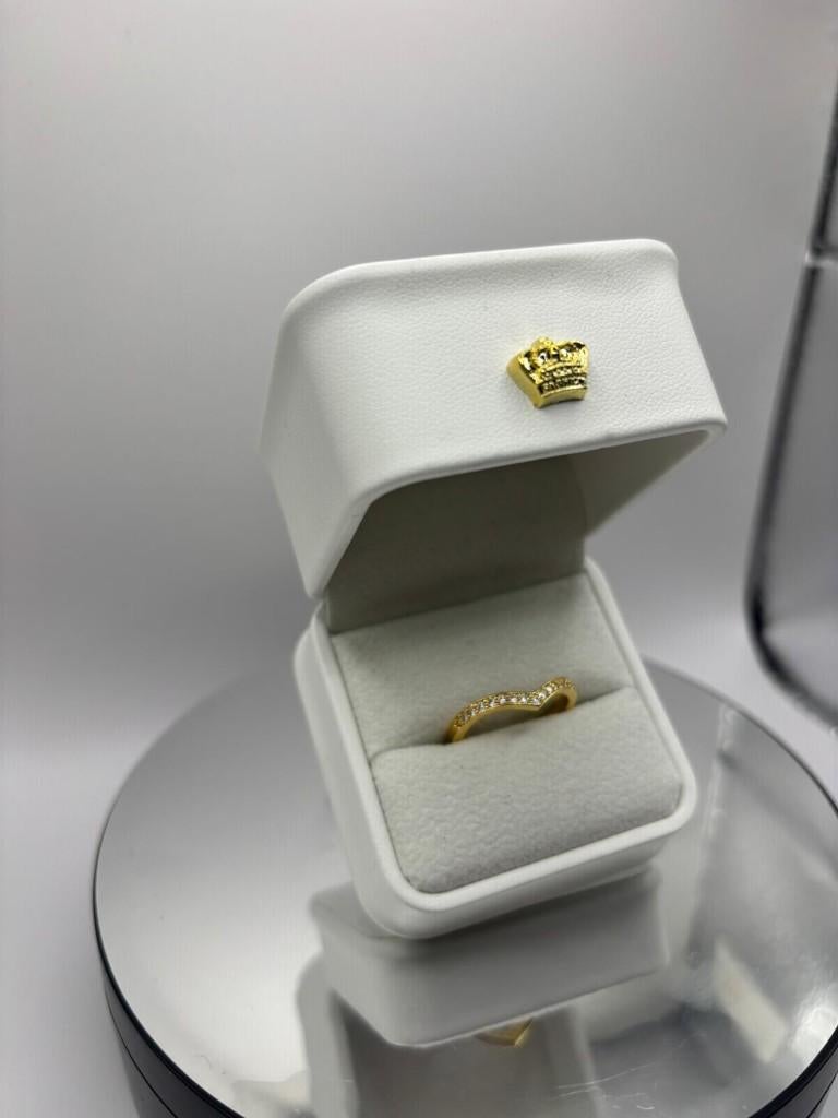 Moissanite Ring, Nieuw, Ophalen of Verzenden, Kleiner dan 17, Met edelsteen