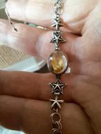 Goud rutiel echt zilver, Sieraden, Tassen en Uiterlijk, Ophalen of Verzenden, Zo goed als nieuw, Goud, Goud