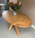 Organische Eettafel - Massief Eiken - Op Maat, Huis en Inrichting, Tafels | Eettafels, 100 tot 150 cm, Eikenhout, Nieuw, Ophalen of Verzenden