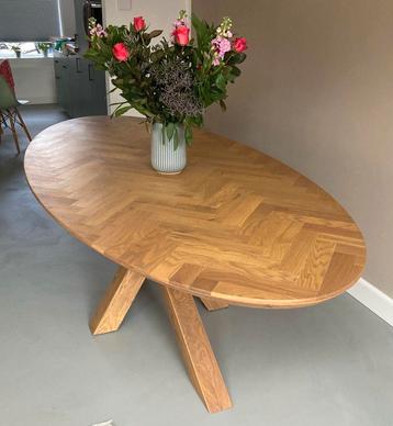 Organische Eettafel - Massief Eiken - Op Maat beschikbaar voor biedingen