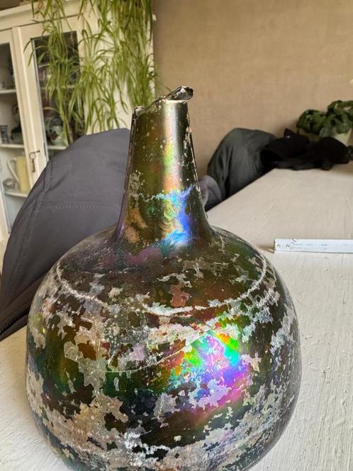 Kattekop fles uit de 18e eeuw, Antiek en Kunst, Antiek | Glas en Kristal, Ophalen of Verzenden