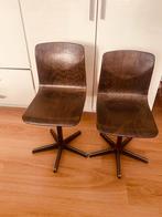 2 vintage kinder schoolstoelen, Kinderen en Baby's, Kinderkamer | Tafels en Stoelen, Ophalen, Gebruikt, Stoel(en)